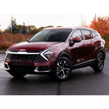 Kia Sportage 2023 fenders, mirrors, and pillars - pattern for the body