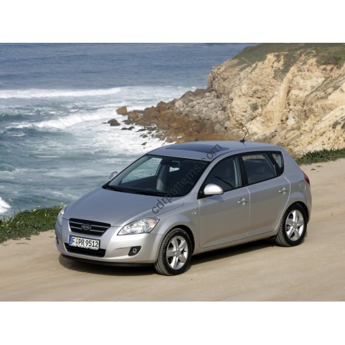 Kia Ceed - 1 generation hatchback 5 d. ED 2006-2012 - Pattern for rear windows