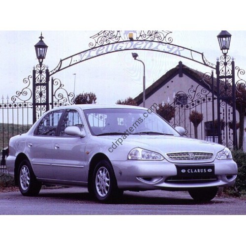 KIA CLARUS 1996-2001 - pattern for car mats