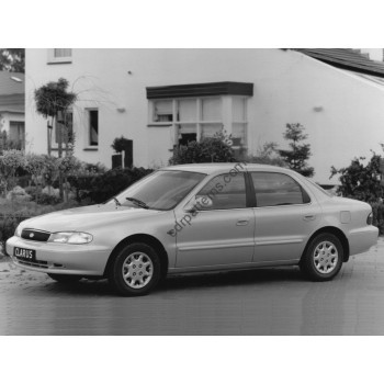 Kia Clarus sedan, 1 generation, K9A (05.1996 - 2003) Front side glass pattern