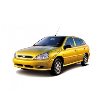 Kia Rio 1st generation, DC (03.2000 - 2005) Front side glass pattern