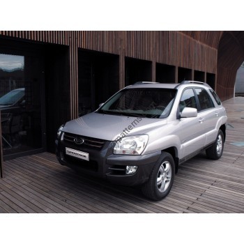 Kia Sportage 2 (KM) 2004-2010 Front side glass pattern