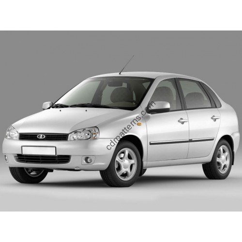 Vaz Kalina 1 - sedan - Pattern for rear windows