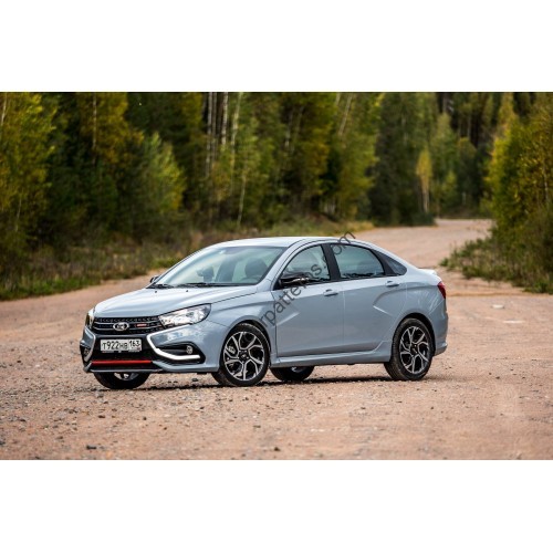 Lada Vesta Sport 2018, sedan, 1st generation (08.2018 - 05.2022) - headlight pattern