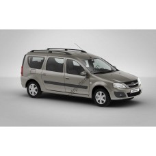 LADA LARGUS 5 seats - pattern for EVA car trunk mats