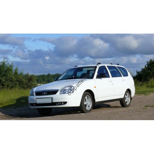 LADA PRIORA station wagon - pattern for EVA car trunk mats