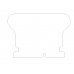 LADA VESTA sedan - pattern for EVA car trunk mats