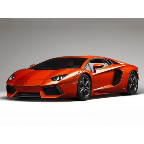 Lamborghini Aventador coupe, 1 generation (02.2011 - p.t.) Front side glass pattern