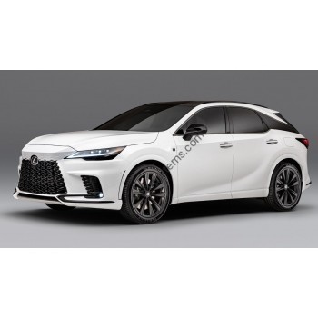 Lexus RX 350h sport 2023 front and rear bumper - pattern for the body