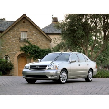 Lexus LS III  430 (2000-2003) - pattern for car EVA mats