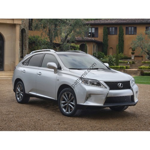 Lexus RX (AL1-rest) 2013 - headlight pattern