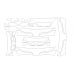 Lexus GX470 2004-2009 bumper and headlights - pattern for the body