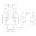 Lexus LS 2021 - pattern for the body