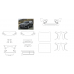 Lexus LX 600 2022 front and sills - pattern for the body