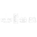 Lexus NX (2018) - pattern for the body