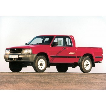 Mazda B-Series Pickup, 4th generation, UF (1985 - 1998) Front side glass pattern