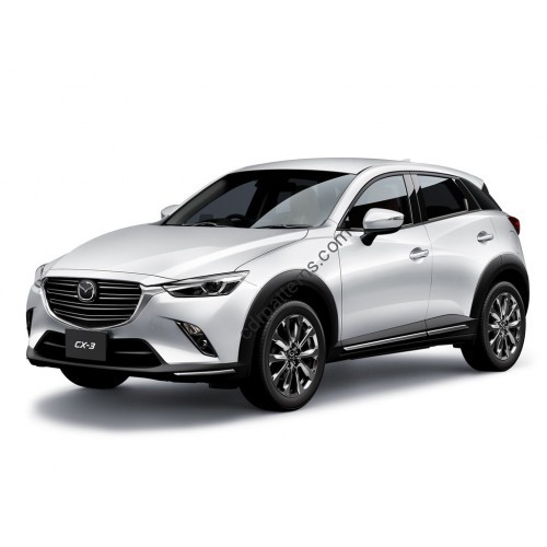 Mazda CX-3 1st generation, DK (11.2014 - 2024) Front side glass pattern