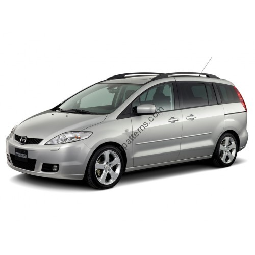 MAZDA 5 2005-2010 - pattern for car mats