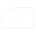 Mazda B-Series Pickup, 4th generation, UF (1985 - 1998) Front side glass pattern