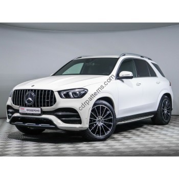 Mercedes-Benz GLE 2020 front - pattern for the body