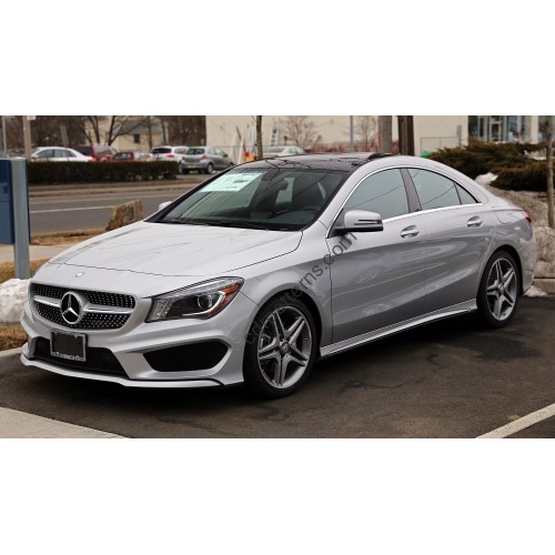 Mercedes-Benz CLA Class-Sport 2014 front - pattern for the body