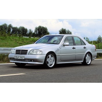 Mercedes C-Class W202 sedan 1993-2000 - Pattern for rear windows