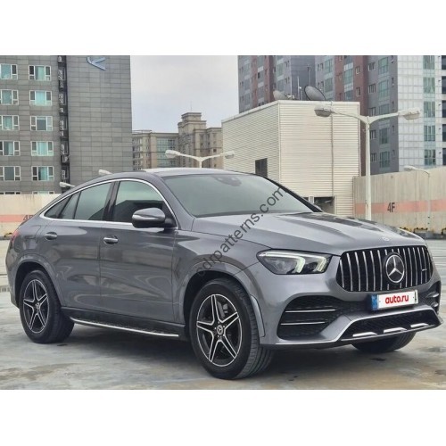 Mercedes-Benz GLE coupe 2021 interior sills - pattern for the body