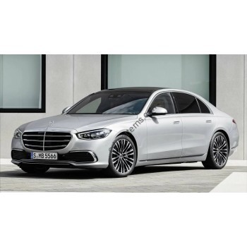 Mercedes-Benz S class (2021) amg grille, molding, diffuser, chrome side, rear, handles - pattern for the body