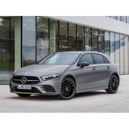 Mercedes A-Class 4 generation, W177 (02.2018 - 2021) - pattern on the windshield