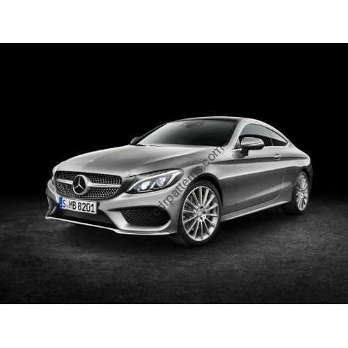 Mercedes-Benz C-Class Coupe 2017 - Multimedia screen template