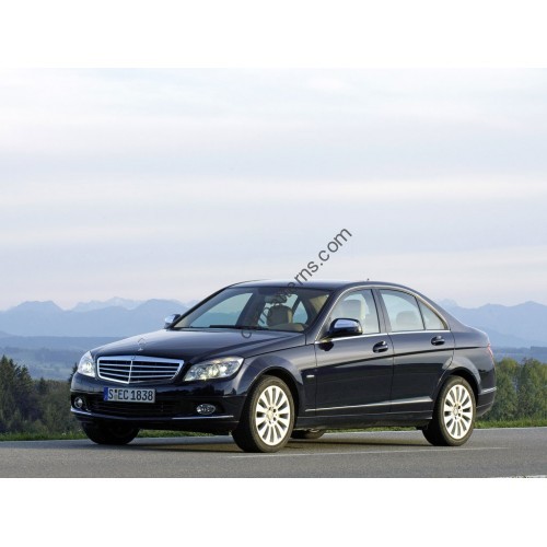 Mercedes C-Class W204 2007-2014 - Pattern for rear windows