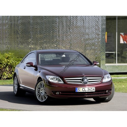 Mercedes-Benz С 216 СL-Class 2006 - 2014 - pattern for car mats