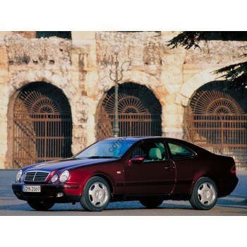 Mercedes CLK-Class Coupe, 1st generation, W208 (06.1997 - 10.2002) Front side glass pattern