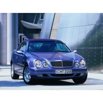 Mercedes CLK-Class cabriolet, 1 generation, A208 (06.1997 - 10.2002) Front side glass pattern