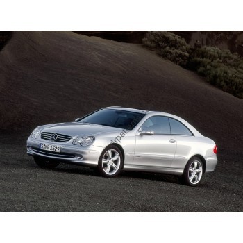 Mercedes CLK-Class coupe, 2nd generation, C209 (2002 - 2009) Front side glass pattern