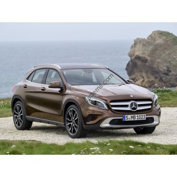 Mercedes GLA - 1st generation Front side glass pattern