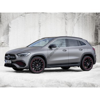 Mercedes GLA-Class 2nd generation, H247 (12.2019 - present) Front side glass pattern