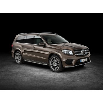 Mercedes GLS-Class 1 generation aka GL 2pok, X166 (11.2015 - present) Front side glass pattern