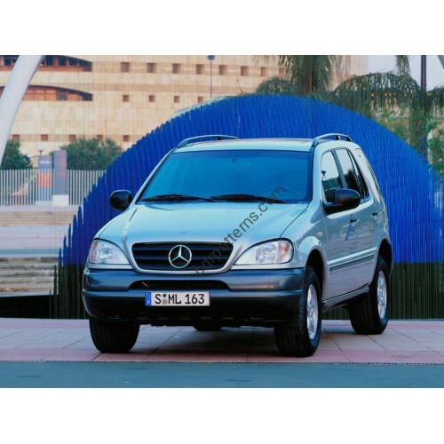 Mercedes-Benz ML W163 1997-2005 - pattern for car mats