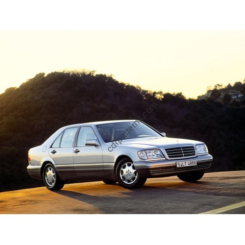 Mercedes-Benz W 140 1991-1998 - pattern for car mats