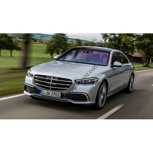 Mercedes S-Class 7 generation, W223 (2020 - 2025) Front side glass pattern
