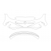 Mercedes-Benz C 2023 AMG front bumper - pattern for the body