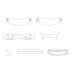 Mercedes-Benz CLA Class-Sport 2014 front - pattern for the body