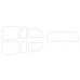 Mercedes GL - 2nd generation (09.2012 - 11.2015) - Pattern for rear windows