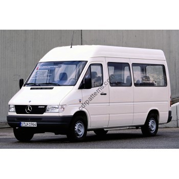 Mercedes Sprinter - 1st generation 413 Front side glass pattern