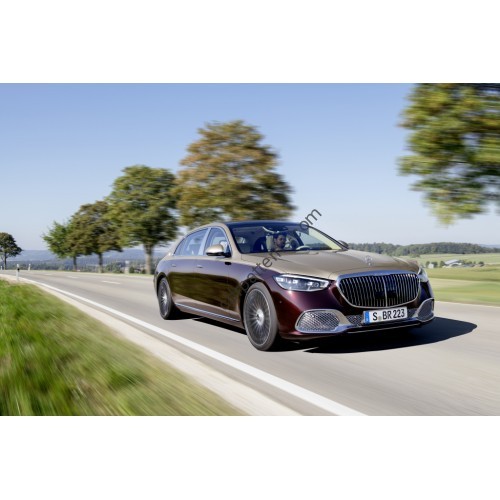 Mercedes-Benz S Maybach 2021 chrome and gloss - pattern for the body