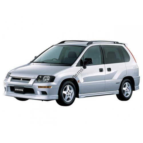 Mitsubishi RVR, minivan, 2nd generation (11.1997 - 09.2002) Front side glass pattern