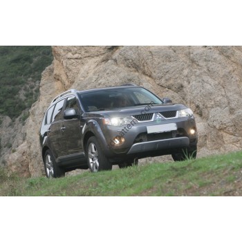 Mitsubishi Outlander 2 generation XL 2005-2012 Front side glass pattern