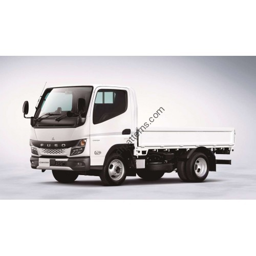 Mitsubishi Fuso Canter, flatbed truck, 8th generation (07.2010 - 04.2022) Front side glass pattern