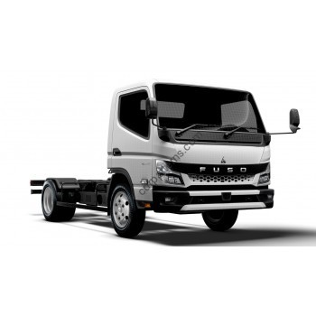Mitsubishi Fuso Canter, flatbed truck, 8th generation (07.2010 - 04.2022) Front side glass pattern